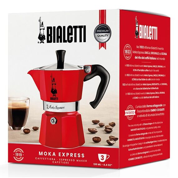 Bialetti Moka Express Moka pot Red Καφετιέρες Συσκευές