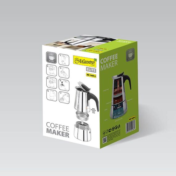 Coffee machine for 6 cups MR-1660-6 MAESTRO Coffee Machines Appliances