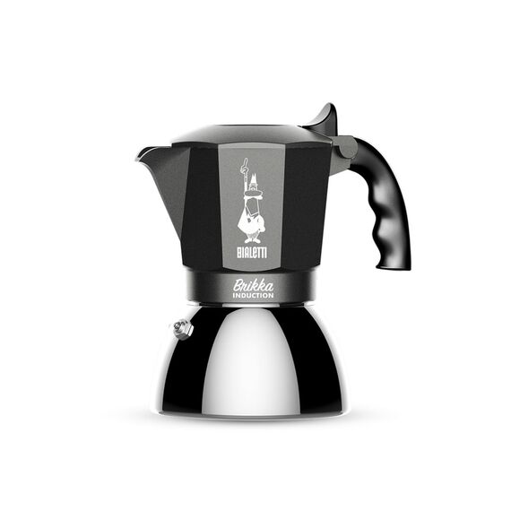 Coffee maker BIALETTI BRIKKA INDUCTION 4TZ 180 ml Anthracite, Silver Coffee Machines Appliances