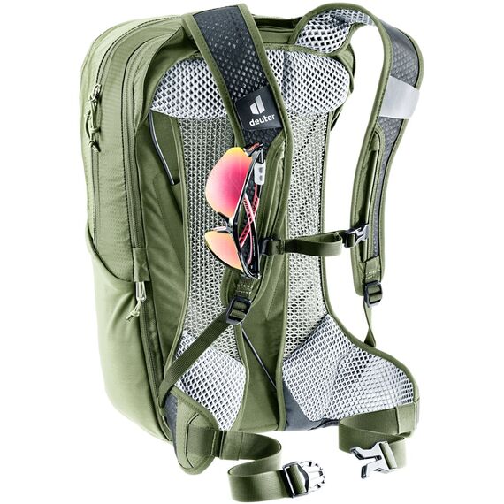 Bicycle backpack - Deuter Race Air 14+3 (Mineral/Grove) Backpacks Lugagges & Bags