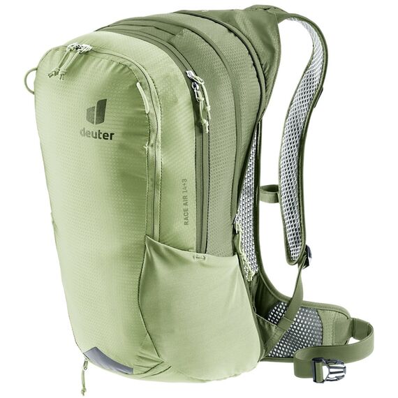 Bicycle backpack - Deuter Race Air 14+3 (Mineral/Grove) Backpacks Lugagges & Bags