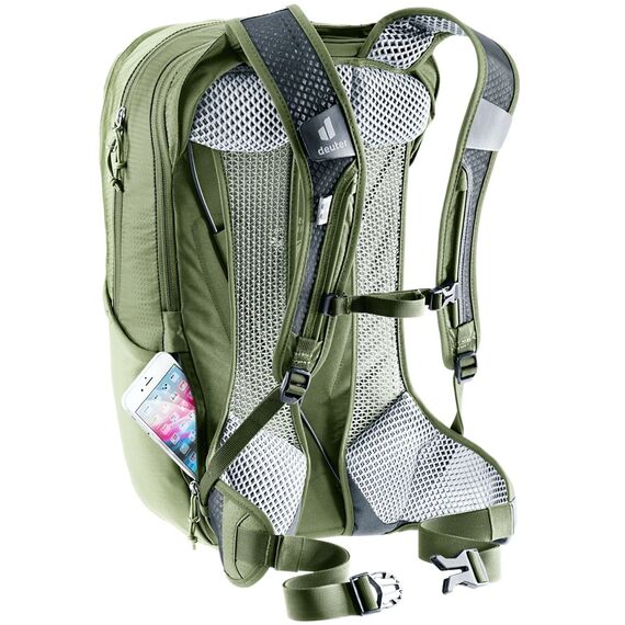 Bicycle backpack - Deuter Race Air 14+3 (Mineral/Grove) Backpacks Lugagges & Bags