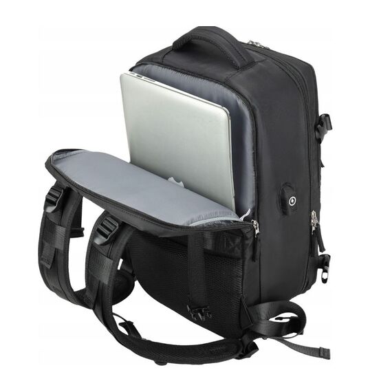 NOVEEN CTB400 Black Cabin Travel Backpack 40x20x25 Backpacks Lugagges & Bags