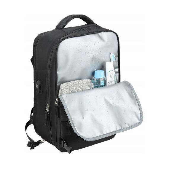 NOVEEN CTB400 Black Cabin Travel Backpack 40x20x25 Backpacks Lugagges & Bags