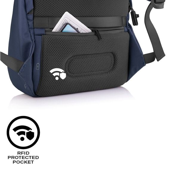 XD DESIGN ANTI-THEFT BACKPACK BOBBY SOFT NAVY P/N: P705.795 Backpacks Lugagges & Bags