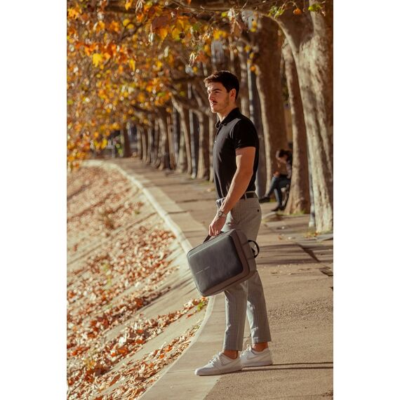 XD DESIGN ANTI-THEFT BACKPACK / BRIEFCASE BOBBY BIZZ 2.0 GREY P/N: P705.922 Σακίδια Πλάτης Βαλίτσες & Τσάντες
