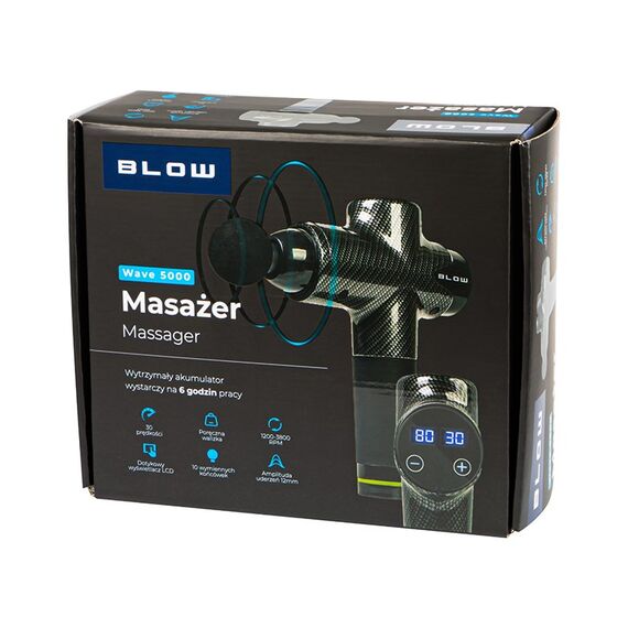BLOW Wave 5000 massage gun Προϊόντα Ευεξίας Προσωπική Φροντίδα