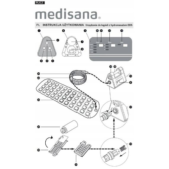 Medisana 88389 bubble bath & milk Προϊόντα Ευεξίας Προσωπική Φροντίδα