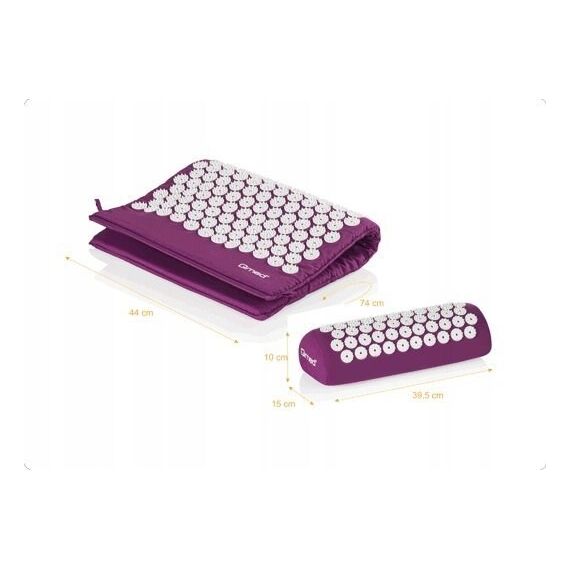 QMED Acupressure mat with cushion Purple Προϊόντα Ευεξίας Προσωπική Φροντίδα