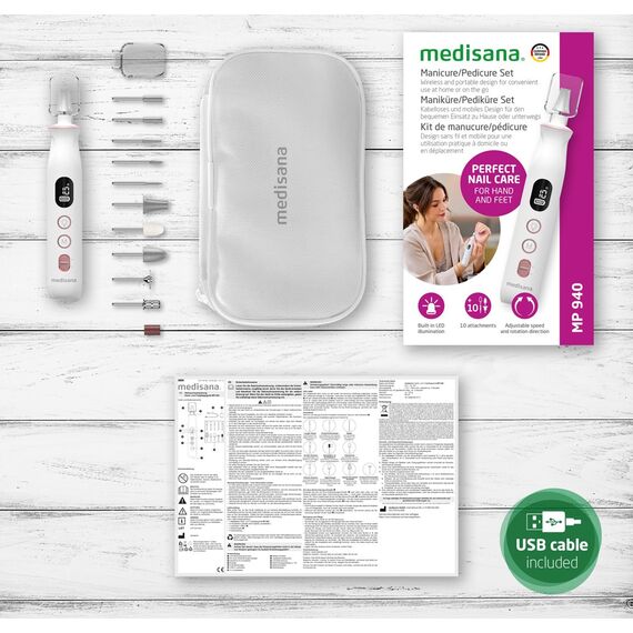 Manicure/pedicure device Medisana MP 940 Tools & Accessories Makeup