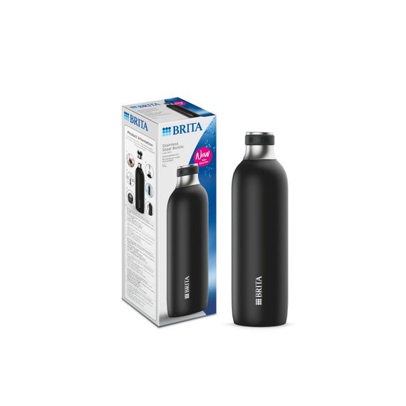 Brita sodaTRIO bottle (1 l; black) Κουζίνα Σπίτι & Κουζίνα