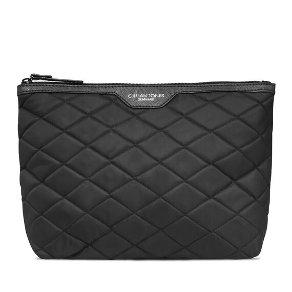 Gillian Jones -  Sustainable Cosmetic Bag In 100% Recycled Plastic Black / Beauty Uncategorized (Beauty)