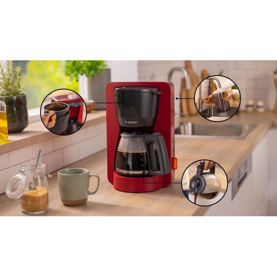 Bosch TKA3M134 coffee maker Manual Drip coffee maker 1.4 L Καφετιέρες Συσκευές