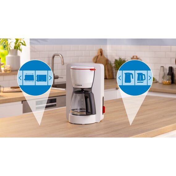 My Moment BOSCH TKA3M131 filter coffee machine (white) Καφετιέρες Συσκευές