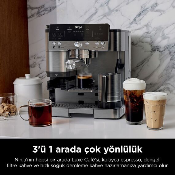 Ninja ES601EU coffee maker Semi-auto Espresso machine 2 L Coffee Machines Appliances