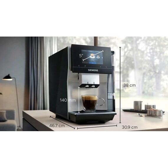 Siemens EQ700 Espresso machine 2.4 l Inox Coffee Machines Appliances