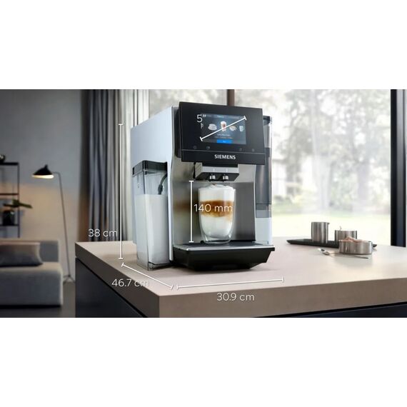 Siemens TQ715R03 EQ700 espresso machine (silver; 1500 W) Coffee Machines Appliances