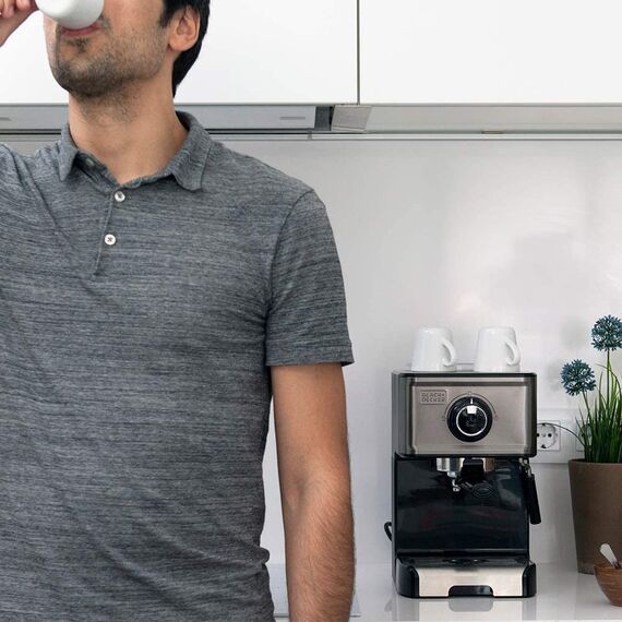 Espresso coffee maker Black+Decker BXCO1200E (1200W) Καφετιέρες Συσκευές
