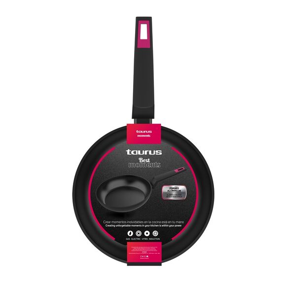 Frying pans Set of three 18/22/26cm Taurus Best Moments Κουζίνα Σπίτι & Κουζίνα