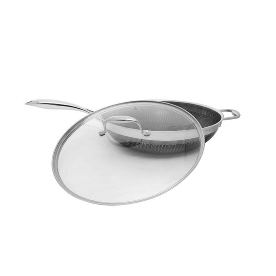 Kohersen Black Cube 32 cm wok Kitchen Home & Kitchen