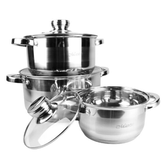 Maestro MR-2220-6L A set of pots of 6 elements Κουζίνα Σπίτι & Κουζίνα