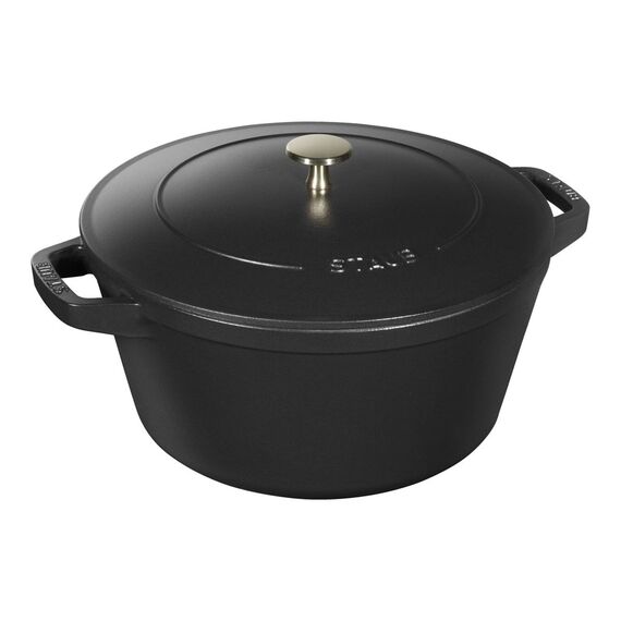 Staub La Cocotte 4.2 L Round Cast iron Casserole baking dish Κουζίνα Σπίτι & Κουζίνα