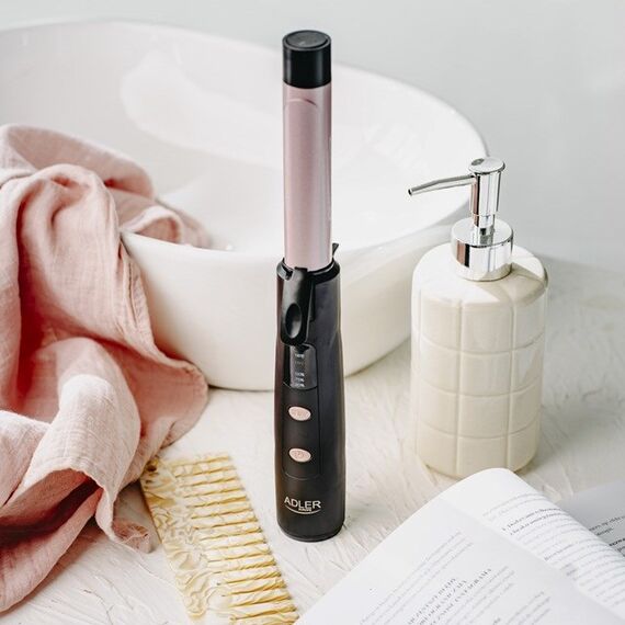 Adler AD 2120 Wireless USB curler black, pink Hair Tools Hair Care