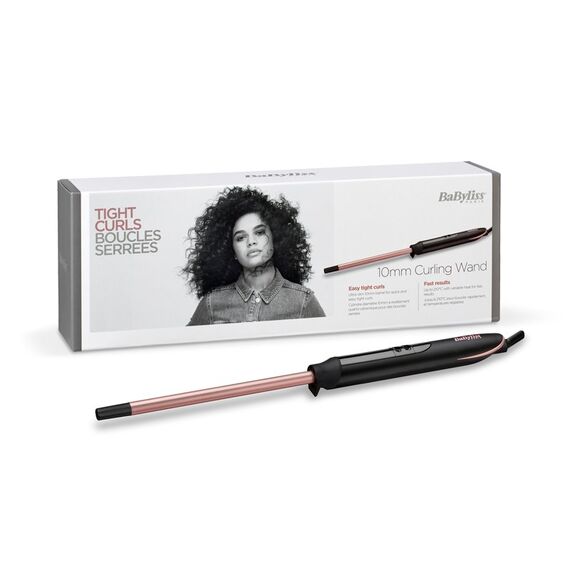 BaByliss C449E  Tight Curls Curling wand Warm Black, Copper 2.5 m Hair Tools Hair Care