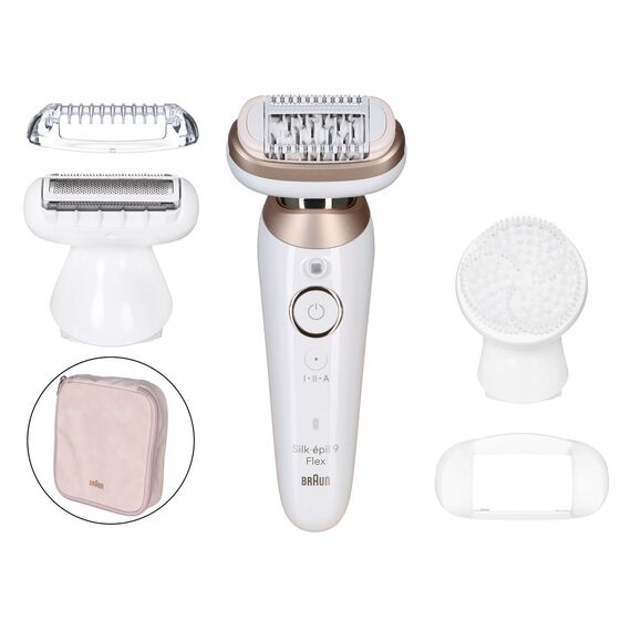 Braun Silk-épil 9 Flex 9-360 3D 40 tweezers Rose, White Συσκευές Περιποίησης Περιποίηση Προσώπου