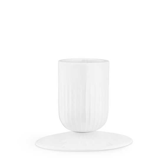 Kähler - Hammershøi Block Candle Holder - White - 9.5 cm H x 5 cm D / Home and Kitchen Uncategorized (Home & Kitchen) Home & Kitchen