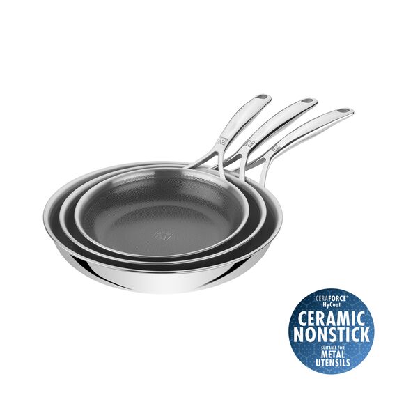 Zwilling - Peak Fry Pan Set - 18/10 Stainless Steel - 20 cm, 24 cm, 28 cm / Home and Kitchen Αταξινόμητα (Σπίτι & Κουζίνα) Σπίτι & Κουζίνα