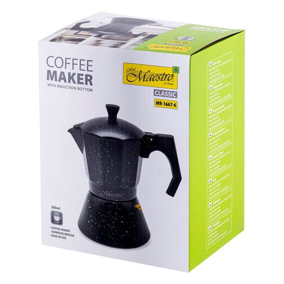 Coffee machine for 6 cups MR-1667-6 MAESTRO Coffee Machines Appliances