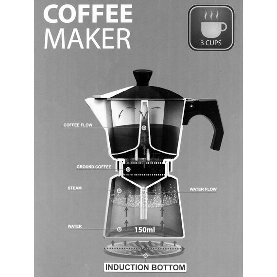 Coffee machine for 6 cups MR-1667-6 MAESTRO Coffee Machines Appliances