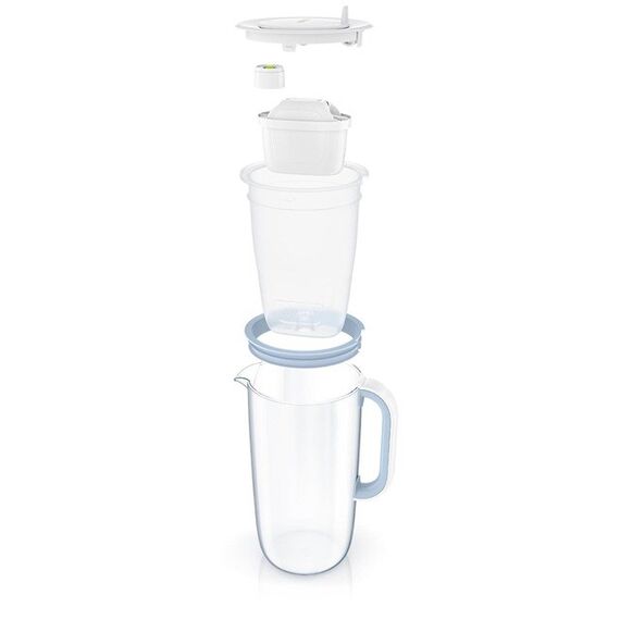 Brita Glass+ filter jug with 2 MaxtraPro PP cartridges (blue; 2.5 l) Κουζίνα Σπίτι & Κουζίνα