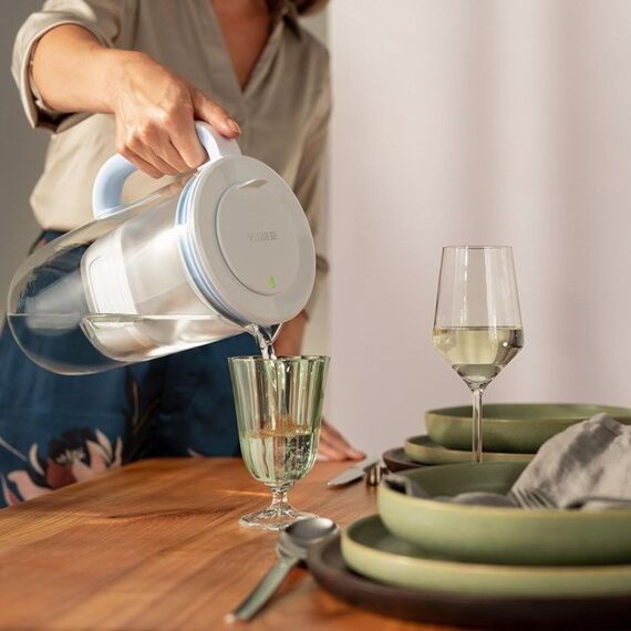 Brita Glass+ filter jug with 2 MaxtraPro PP cartridges (blue; 2.5 l) Κουζίνα Σπίτι & Κουζίνα