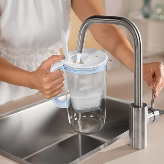 Brita Glass+ filter jug with 2 MaxtraPro PP cartridges (blue; 2.5 l) Κουζίνα Σπίτι & Κουζίνα