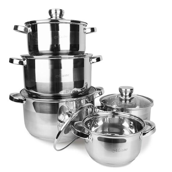 Cookware set MAESTRO MR-2220-10 10 items Kitchen Home & Kitchen