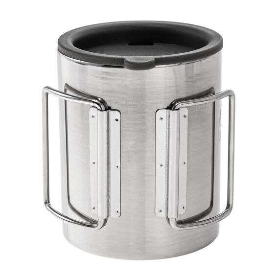 Helikon Thermal mug with lid 250 ml Silver, Black Kitchen Home & Kitchen