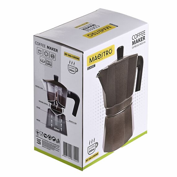 Coffee machine MAESTRO MR-1666-6-BROWN 6 cup Bronze Coffee Machines Appliances