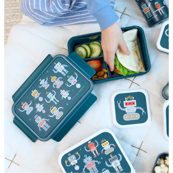 A little lovely company - Bento lunch box - Robots - 22 x 7 x 14.5 cm / Home and Kitchen Αταξινόμητα (Σπίτι & Κουζίνα) Σπίτι & Κουζίνα