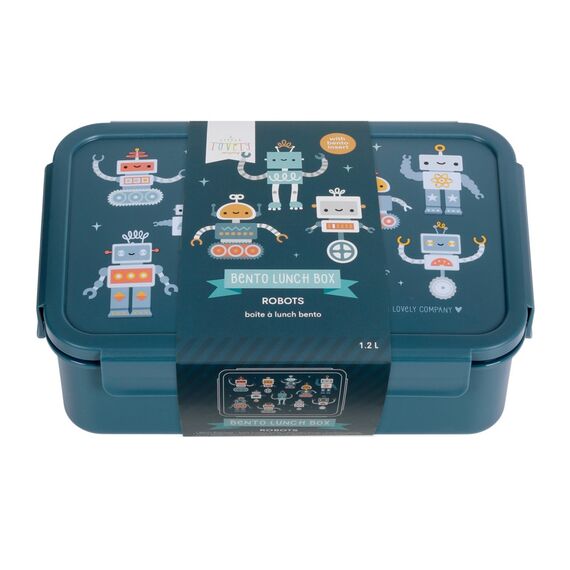 A little lovely company - Bento lunch box - Robots - 22 x 7 x 14.5 cm / Home and Kitchen Αταξινόμητα (Σπίτι & Κουζίνα) Σπίτι & Κουζίνα