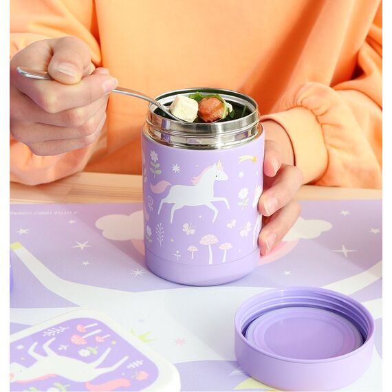 A little lovely company - Insulated stainless steel food jar - Unicorn dreams - 8 x 12 x 8 cm / Home and Kitchen Uncategorized (Home & Kitchen) Home & Kitchen