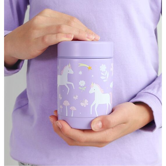 A little lovely company - Insulated stainless steel food jar - Unicorn dreams - 8 x 12 x 8 cm / Home and Kitchen Uncategorized (Home & Kitchen) Home & Kitchen
