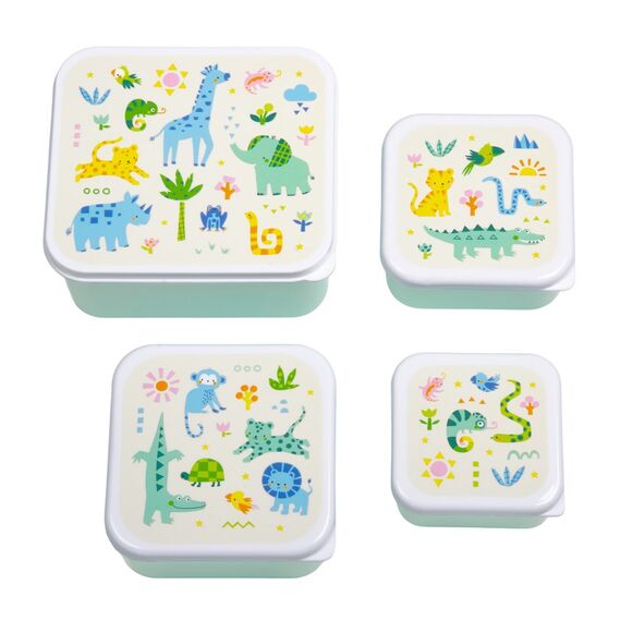A little lovely company - Lunch & Snack Box Set - Jungle / Home and Kitchen Uncategorized (Home & Kitchen) Home & Kitchen