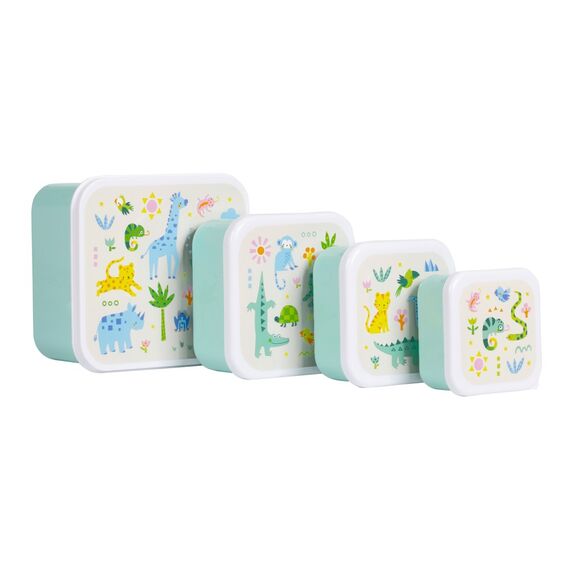 A little lovely company - Lunch & Snack Box Set - Jungle / Home and Kitchen Uncategorized (Home & Kitchen) Home & Kitchen