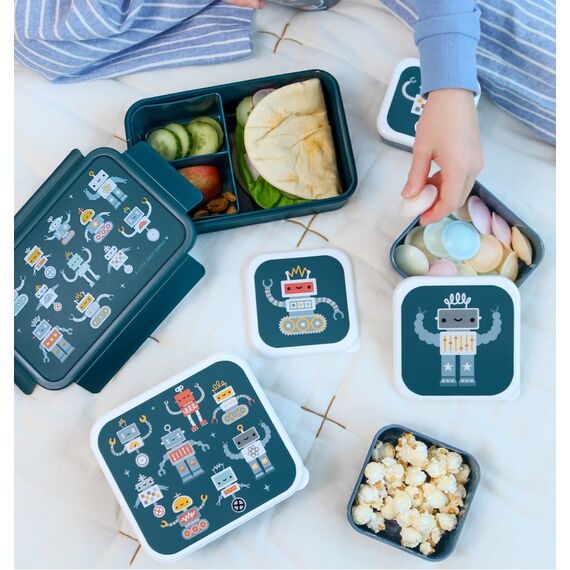 A little lovely company - Lunch & Snack Box Set - Robots / Home and Kitchen Uncategorized (Home & Kitchen) Home & Kitchen