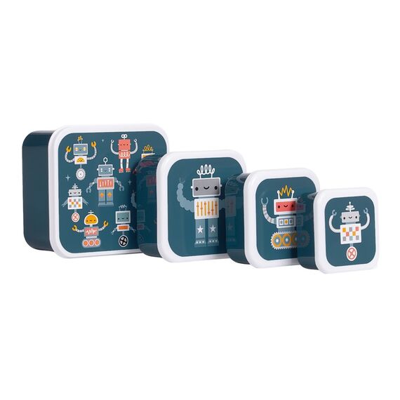 A little lovely company - Lunch & Snack Box Set - Robots / Home and Kitchen Uncategorized (Home & Kitchen) Home & Kitchen