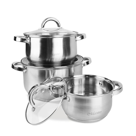Maestro MR-2120-6L A set of pots of 6 elements