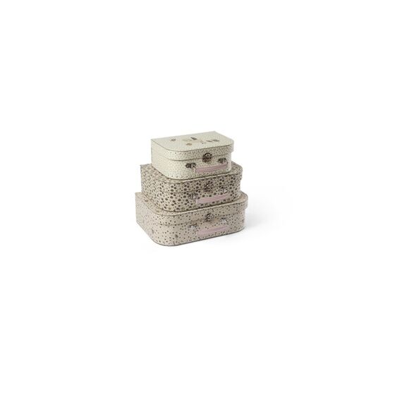 Smallstuff - Suitcase Set with Hearts, Birds and Flowers - L, M, S / Home and Kitchen Αταξινόμητα (Σπίτι & Κουζίνα) Σπίτι & Κουζίνα