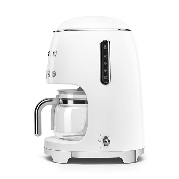 Smeg 50's Style Drip Filter Coffee Machine DCF02WHEU White Coffee Machines Appliances